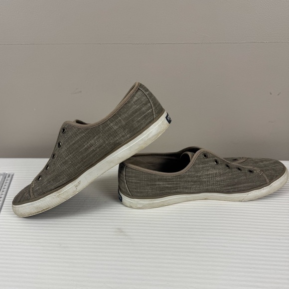 Sperry Lace-Less Seacoast Ripstop Canvas Boat Shoes STS97058 Women US 10M - Picture 6 of 11